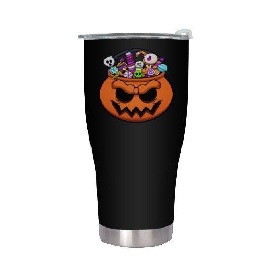 Halloween Trick Or Treat Candy Stainless Steel Tumblers