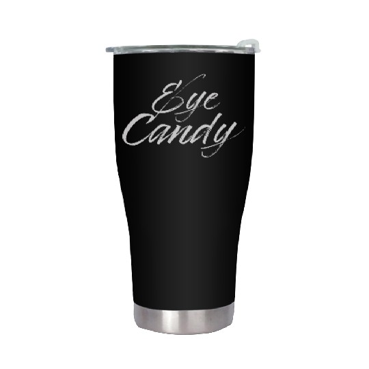 eye candy white Stainless Steel Tumblers