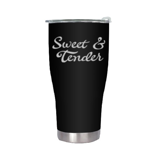 Artsy Sweet and Tender Signature Streetwear Stainless Steel Tumblers
