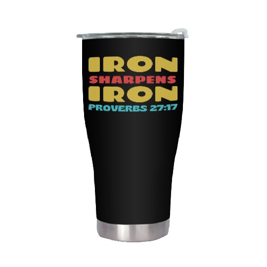 Iron Sharpens Iron nature Stainless Steel Tumblers