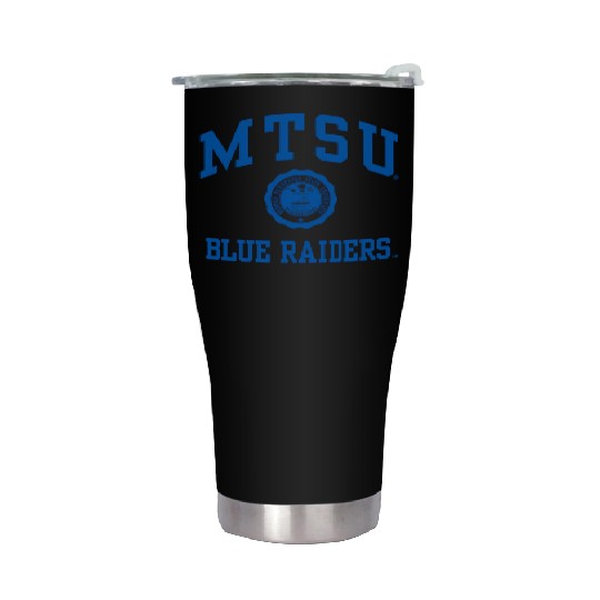 Middle Tennessee State Blue Raiders Seal Logo Stainless Steel Tumblers