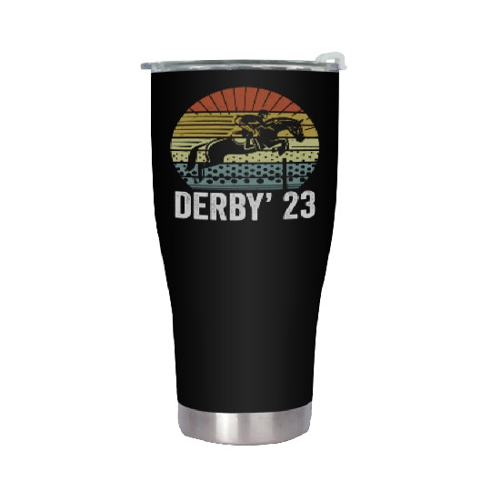 Kentucky Racing 2023 Derby Horse Racing Stainless Steel Tumblers