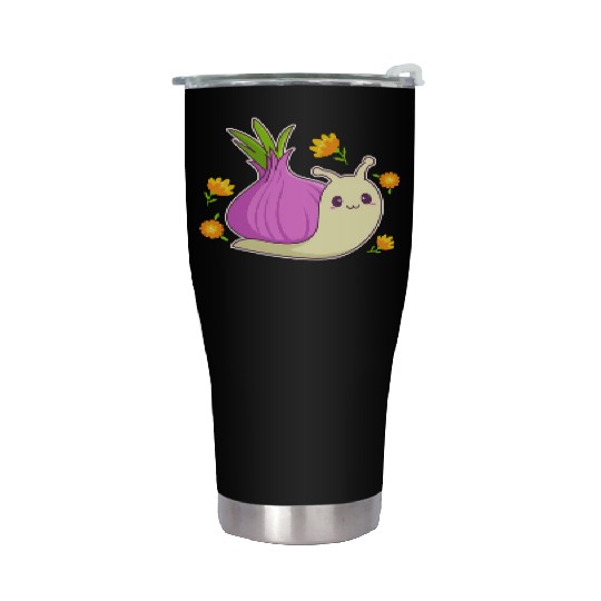 Aesthetic Kawaii Onion Stainless Steel Tumblers