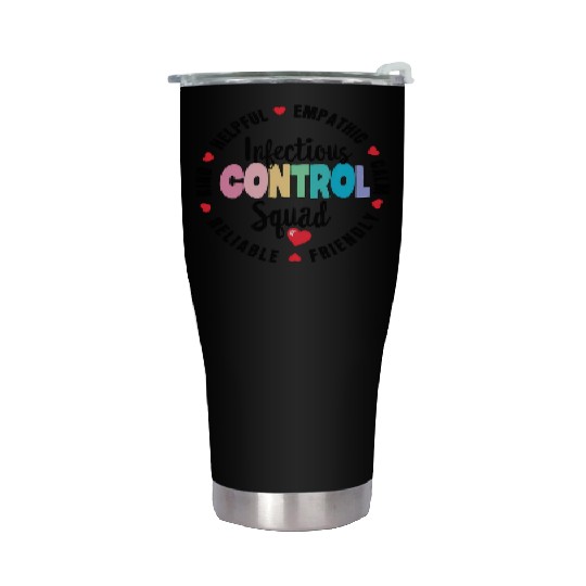 Infectious Control Squad Nurse Team Registered Stainless Steel Tumblers