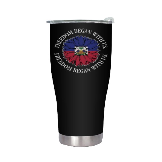 Haiti Heritage Month Freedom Began With Us Stainless Steel Tumblers