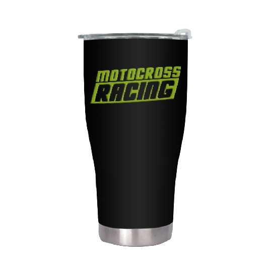 Motocross Racing Motorrad Motorcycle Stainless Steel Tumblers