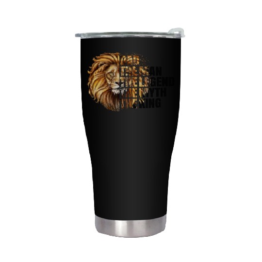 The Man the Legend Lion Stainless Steel Tumblers