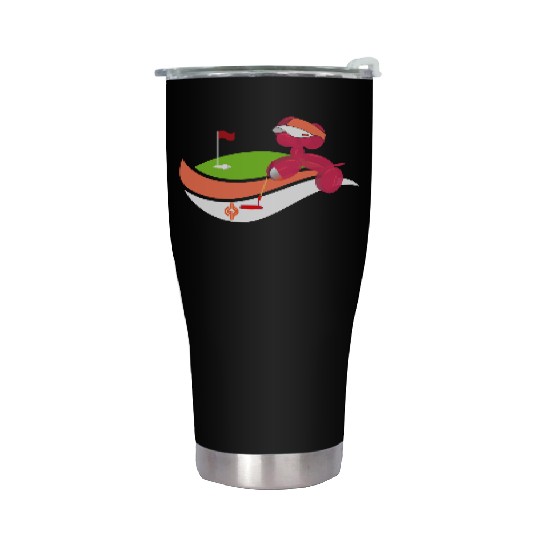Summer Golf Balloon Dog Stainless Steel Tumblers