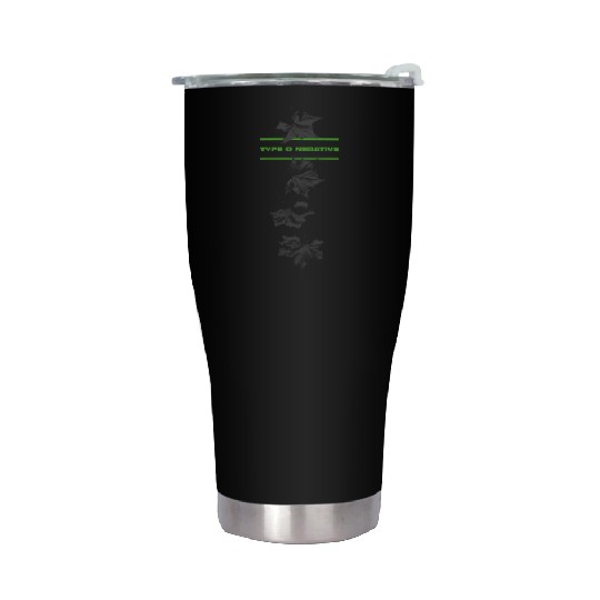 Type O Negative Leaves Double Sided Black Stainless Steel Tumblers