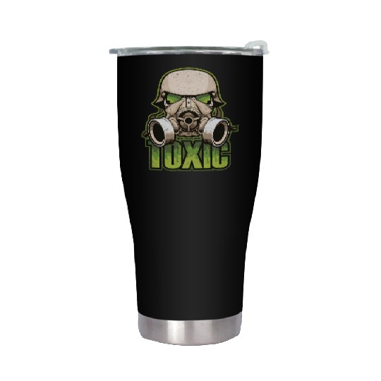 Toxic Green Military And Safety Gas Stainless Steel Tumblers