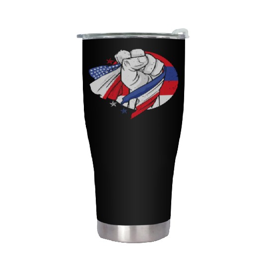American Pride US Patriots American Fist Loverty Stainless Steel Tumblers