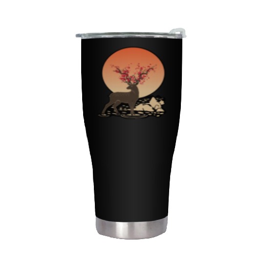 THE SACRED DEER | NATURE HOLY SPIRIT Stainless Steel Tumblers