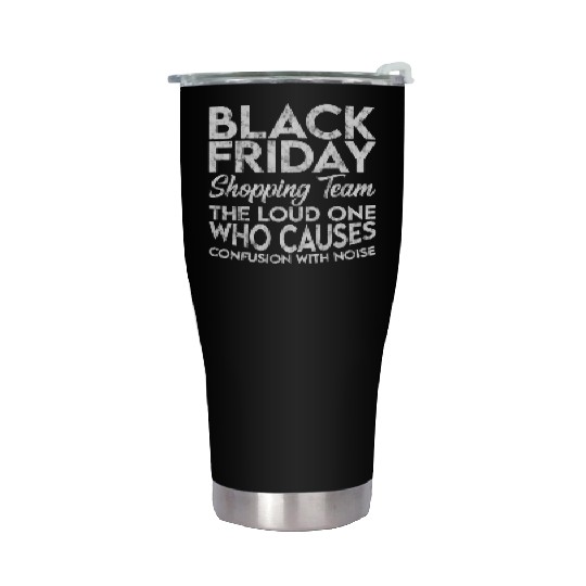 Black Friday Shopping Team 3 Stainless Steel Tumblers