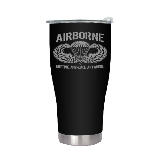 Army Airborne Paratrooper Stainless Steel Tumblers