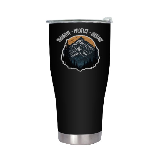 Natur Wildlife Outdoor Forest Camping Hiking Stainless Steel Tumblers