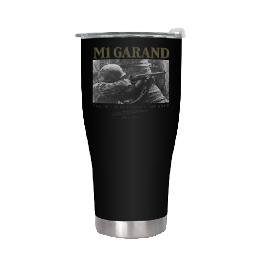 World War 2 Weapon M1 Garand Rifle Stainless Steel Tumblers