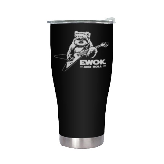 New Ewok And Roll Guitar Funny Stainless Steel Tumblers