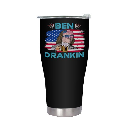 Ben Drankin US President Independence Day Stainless Steel Tumblers