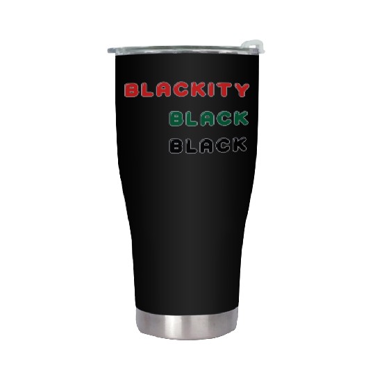 Blackity Black Black Stainless Steel Tumblers