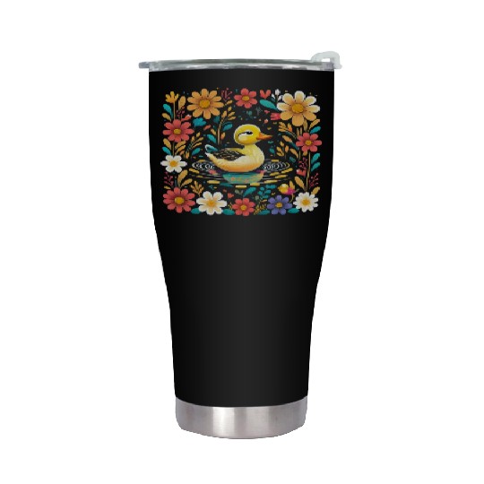 Joyful Duck Pond Stainless Steel Tumblers