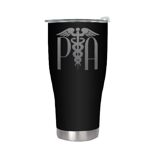 Physician Assistant Pa Degree Caduceus Medical Sym Stainless Steel Tumblers