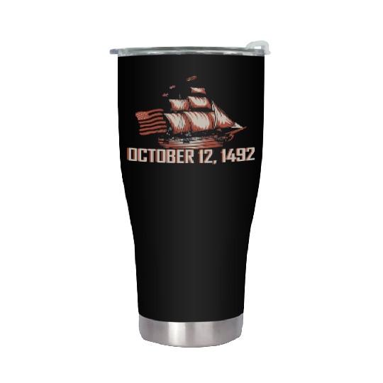 Christopher Columbus Italian American Columbus Day Stainless Steel Tumblers