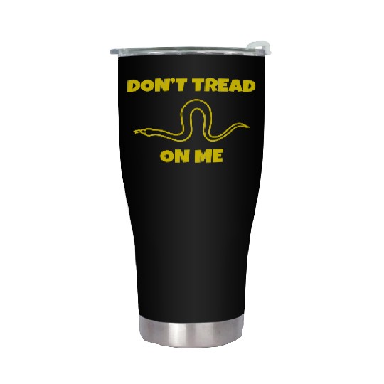 Dont Tread On Me Line Snake Stainless Steel Tumblers