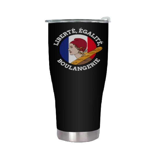 Bastille Day Marianne Of France French Revolution Stainless Steel Tumblers