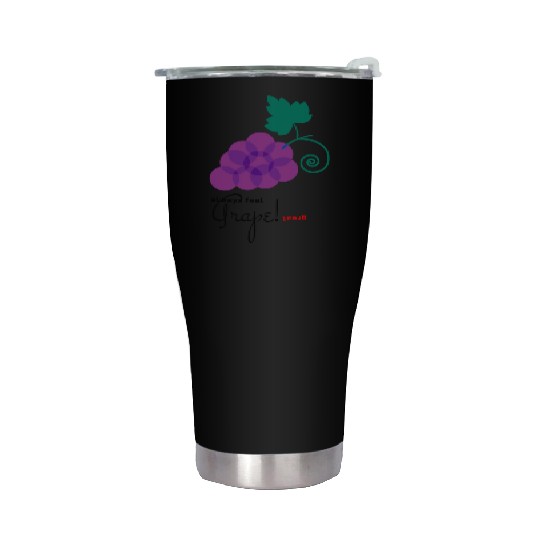 Feel Grape X Great Stainless Steel Tumblers