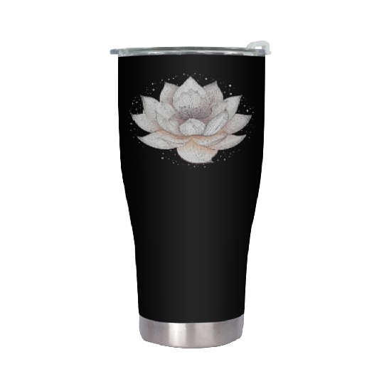 serene Lotus (1) Stainless Steel Tumblers