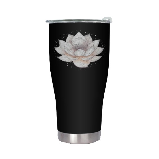 serene Lotus (1) Stainless Steel Tumblers