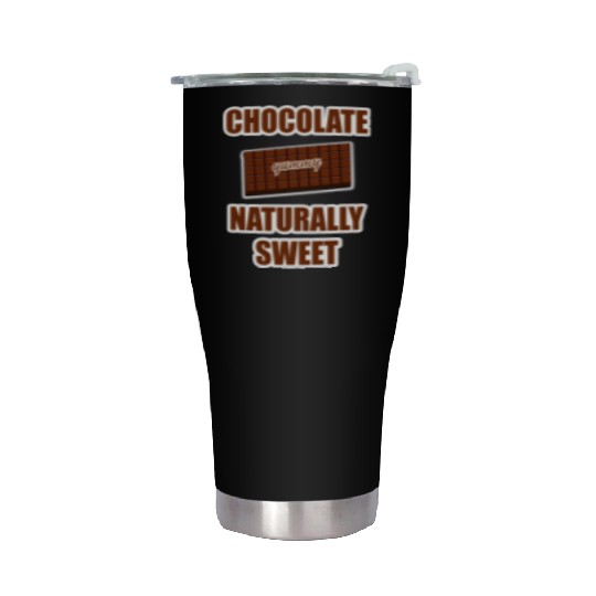 Chocolate Naturally Sweet Bar Stainless Steel Tumblers