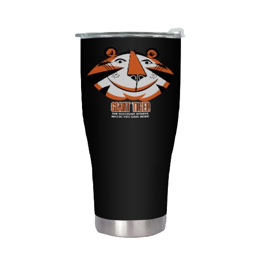 Giant Tiger Defunct Grocery Store USA hippie Stainless Steel Tumblers