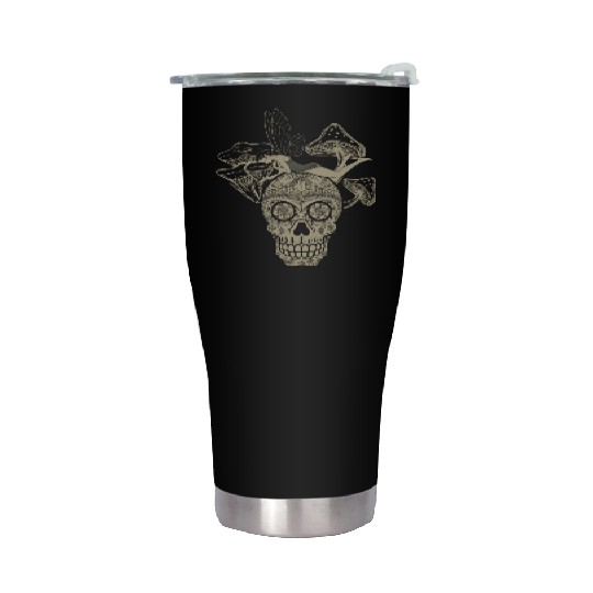Fairy Stainless Steel Tumblers, Fairycore Skull Skeleton And