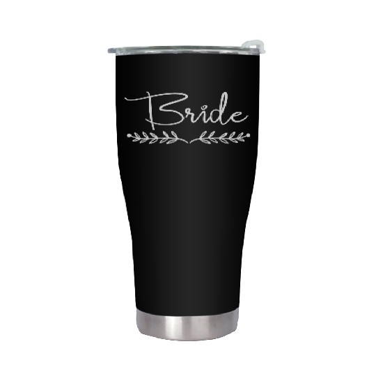 Bride Wedding Bride and Groom Stainless Steel Tumblers