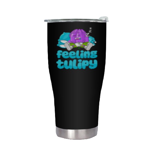 Tulip Gardening Cute Stainless Steel Tumblers