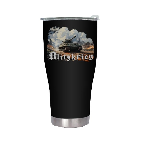 World War 2 Blitzkrieg Stainless Steel Tumblers