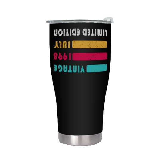 July 1998 Anniversary July 1998 July Stainless Steel Tumblers