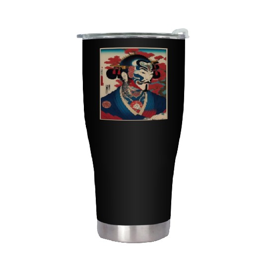 Yakuza Warriors of the Edo Night Stainless Steel Tumblers