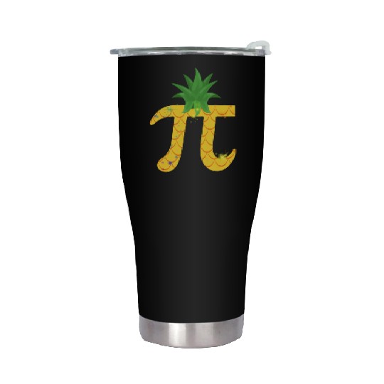 Funny Pi Neapple Pi Day For Math Lover Celebrate Stainless Steel Tumblers
