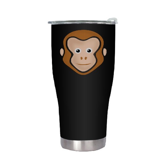 Monkey Face Adorable Stainless Steel Tumblers