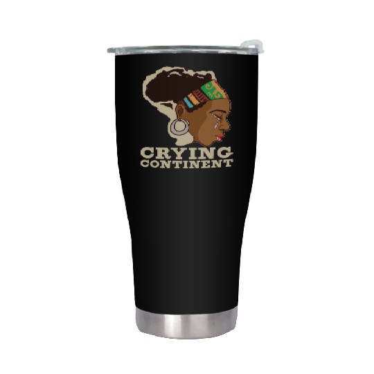 Afro Black Girl Pride Afro Girl Afrocentric Melani Stainless Steel Tumblers