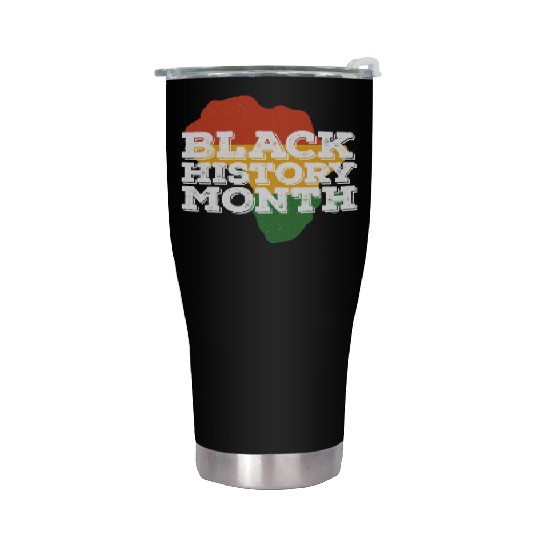 African Black History Month Stainless Steel Tumblers
