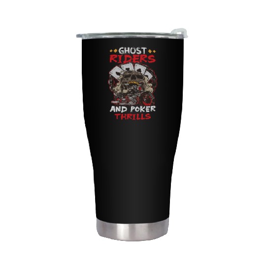 Poker Casino Poker Player Gambling Roulette Stainless Steel Tumblers