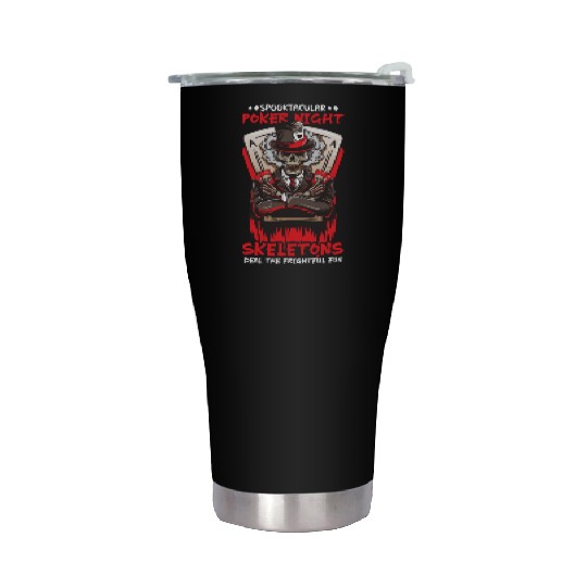 Poker Casino Poker Player Gambling Roulette Stainless Steel Tumblers