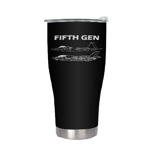 FIFTH GEN | F-22 F-35 Stainless Steel Tumblers