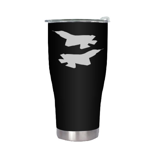 F35 silhouette Stainless Steel Tumblers