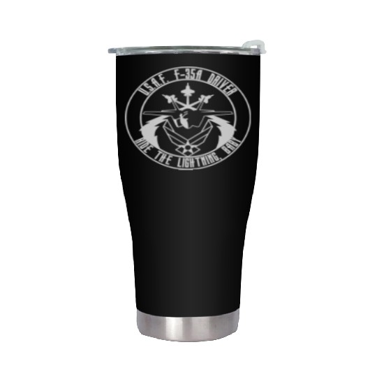 USAF F 35 Stainless Steel Tumblers