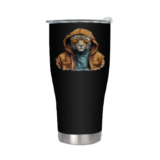 Street Style African Leopard | Leopard Lovers Stainless Steel Tumblers