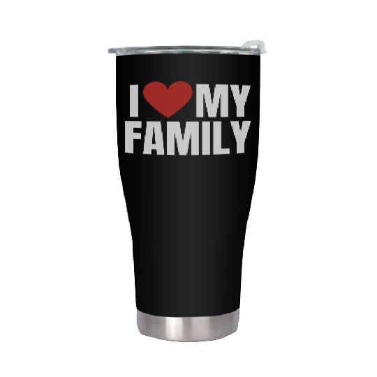 I Love My Family Gathering Reunion Celebration Stainless Steel Tumblers